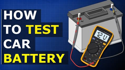 the drop test to check if a battery is good|check battery for my car.